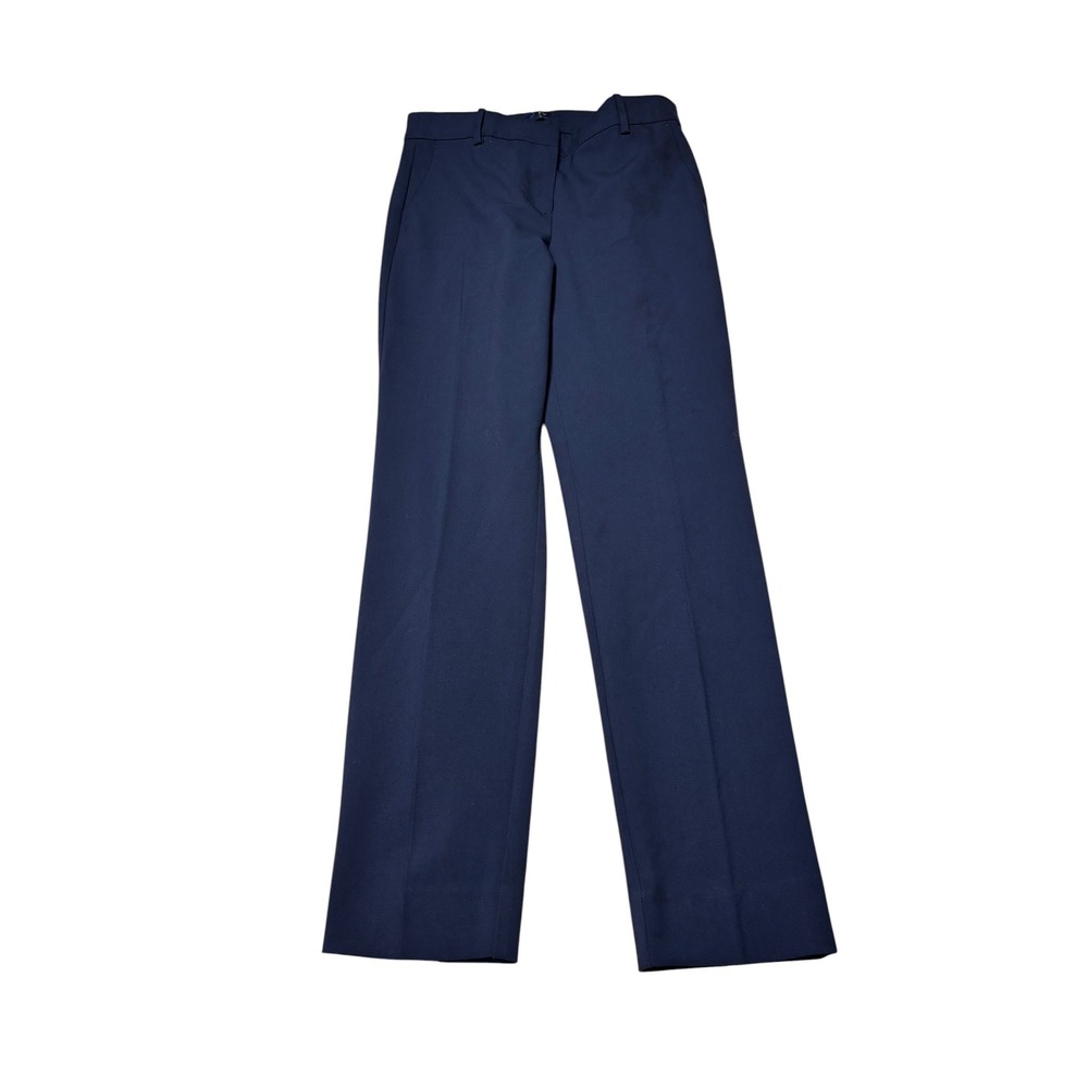 NWt J.Crew Full-length Ruby Pants stretch Twill Navy Blue Womens 6 W31 L30